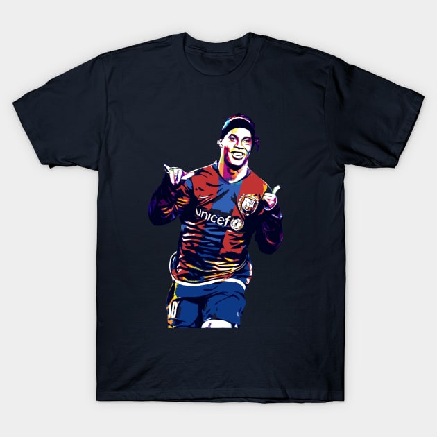 Ronaldinho T-Shirt by Creativedy Stuff